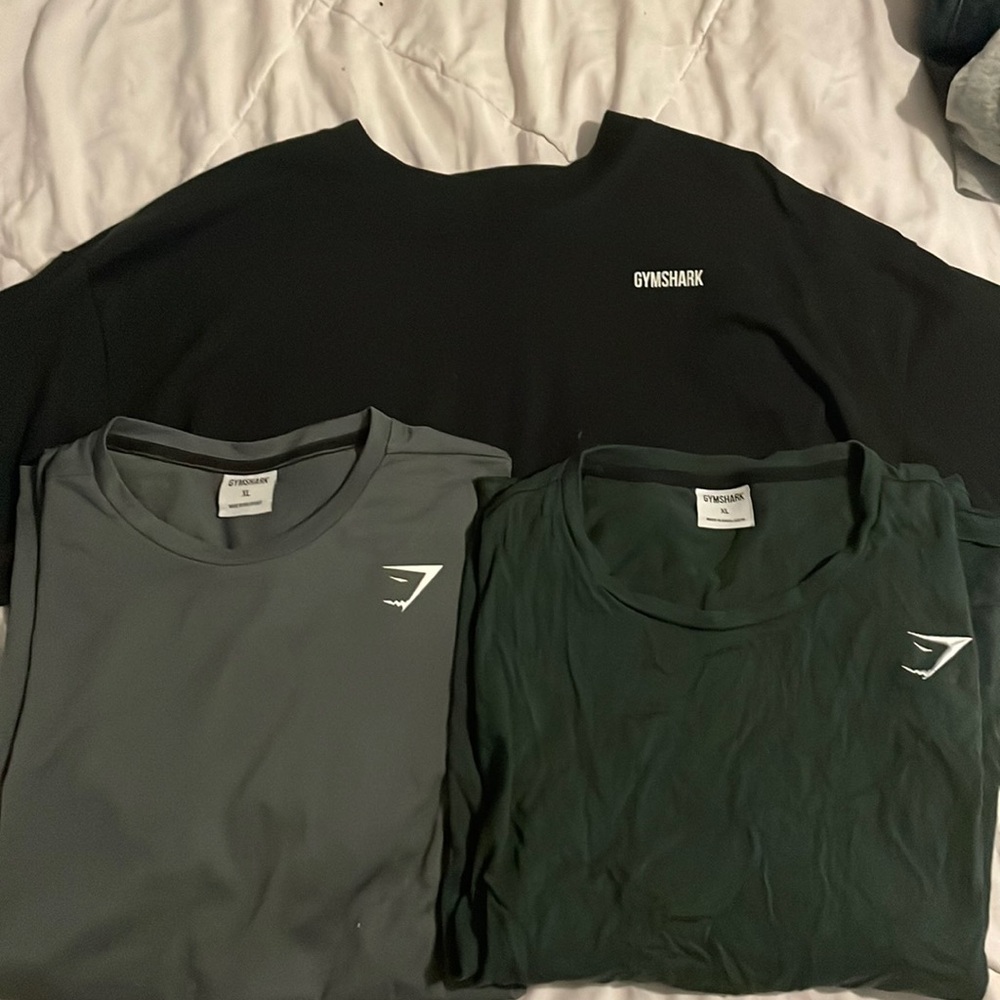 Men’s XL gymshark t shirt bundle (3)